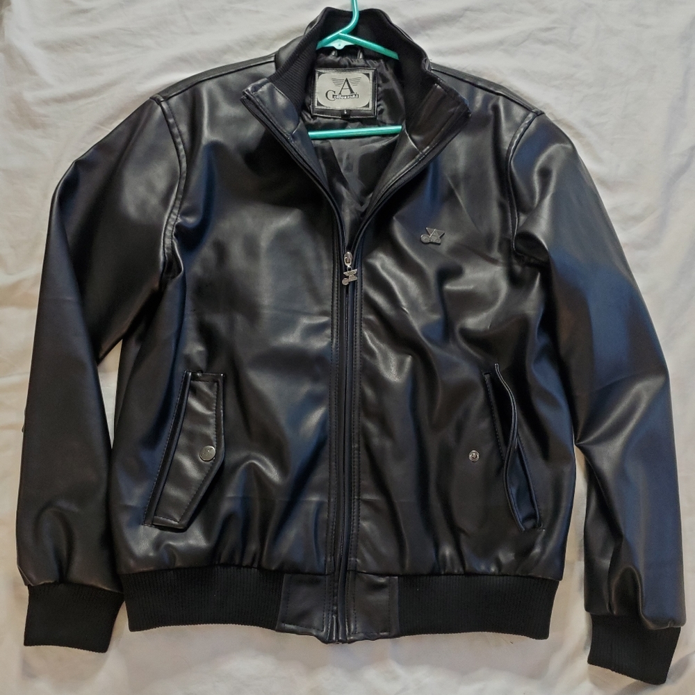 Man made leather jacket